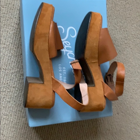 Seychelles Shoes - Anthropologie Seychelles tan platform sandals